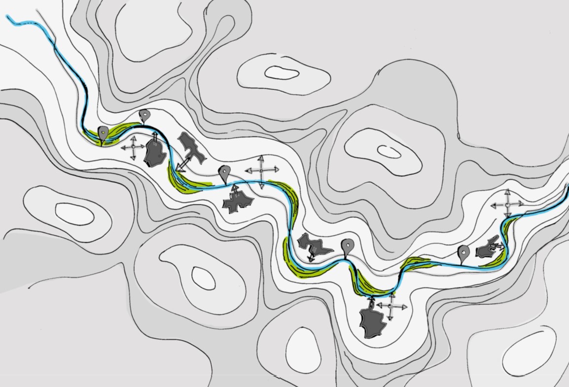 Topografische Karte der LenneSchiene